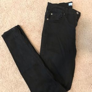 7 for All Mankind High Waist Skinny Jeans
